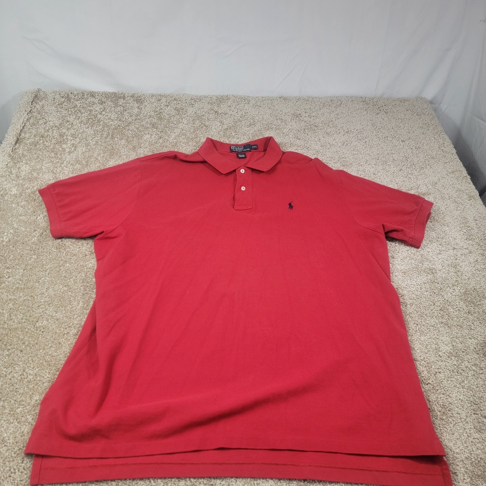 Polo Ralph Lauren Polo Shirt Classic Fit Short‎ Sleeve Red XXL